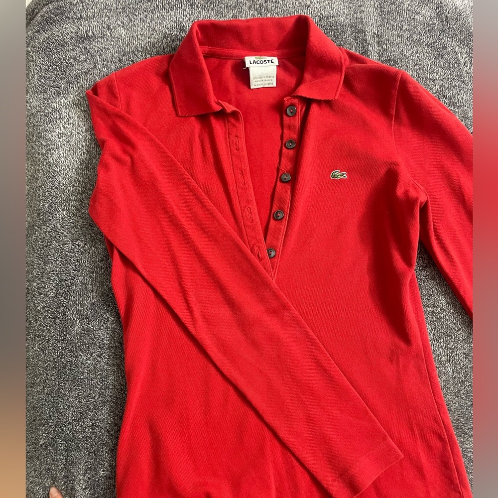 Lacoste Red Polo Shirt